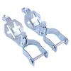 2 Packs Chain Link Fence Gate Hinge 1-5/8in Chain Link Rust Resistant Easy To Install Galvanized Steel Gate Hinge for Farm Garden Backyard