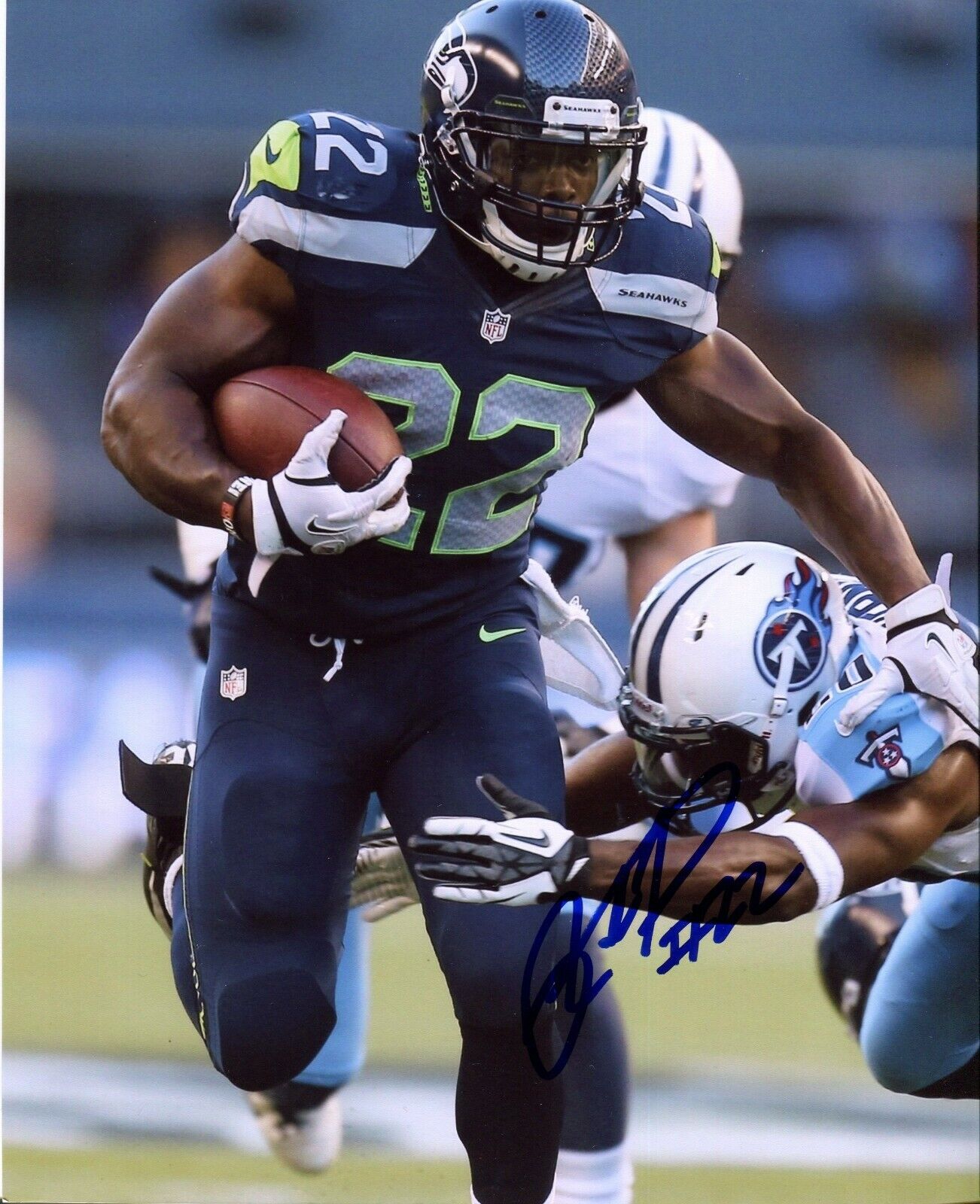 Robert Turbin Seattle Seahawks Autographed Signed 8x10 Photo Poster painting CFS Holo COA