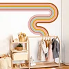Colorful Rainbow Track Wall Sticker Home Studio Kids Room Decor