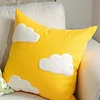 Floral Embroidery Canvas Home Living Creative Cushion Pillow Cover