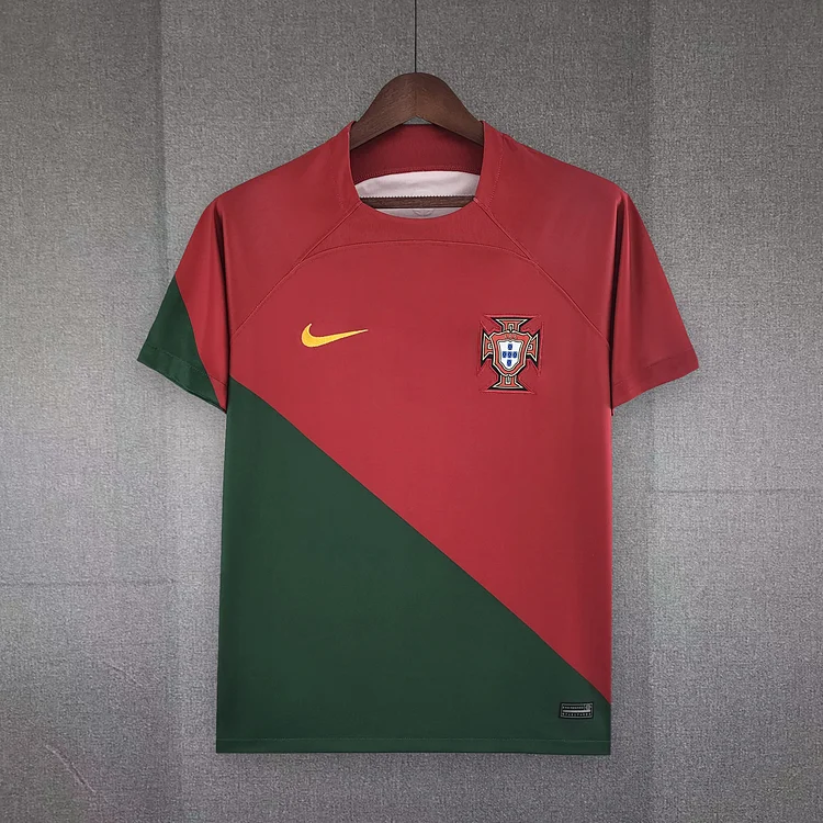 Portugal 2022 Retro Home Football Jersey