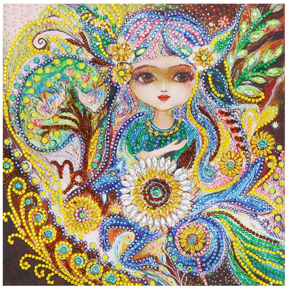 

30*30CM Special Shaped Diamond Painting-Beauty, 501 Original