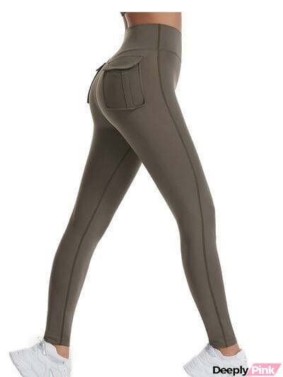 Wide Waistband High Waist Active Pants