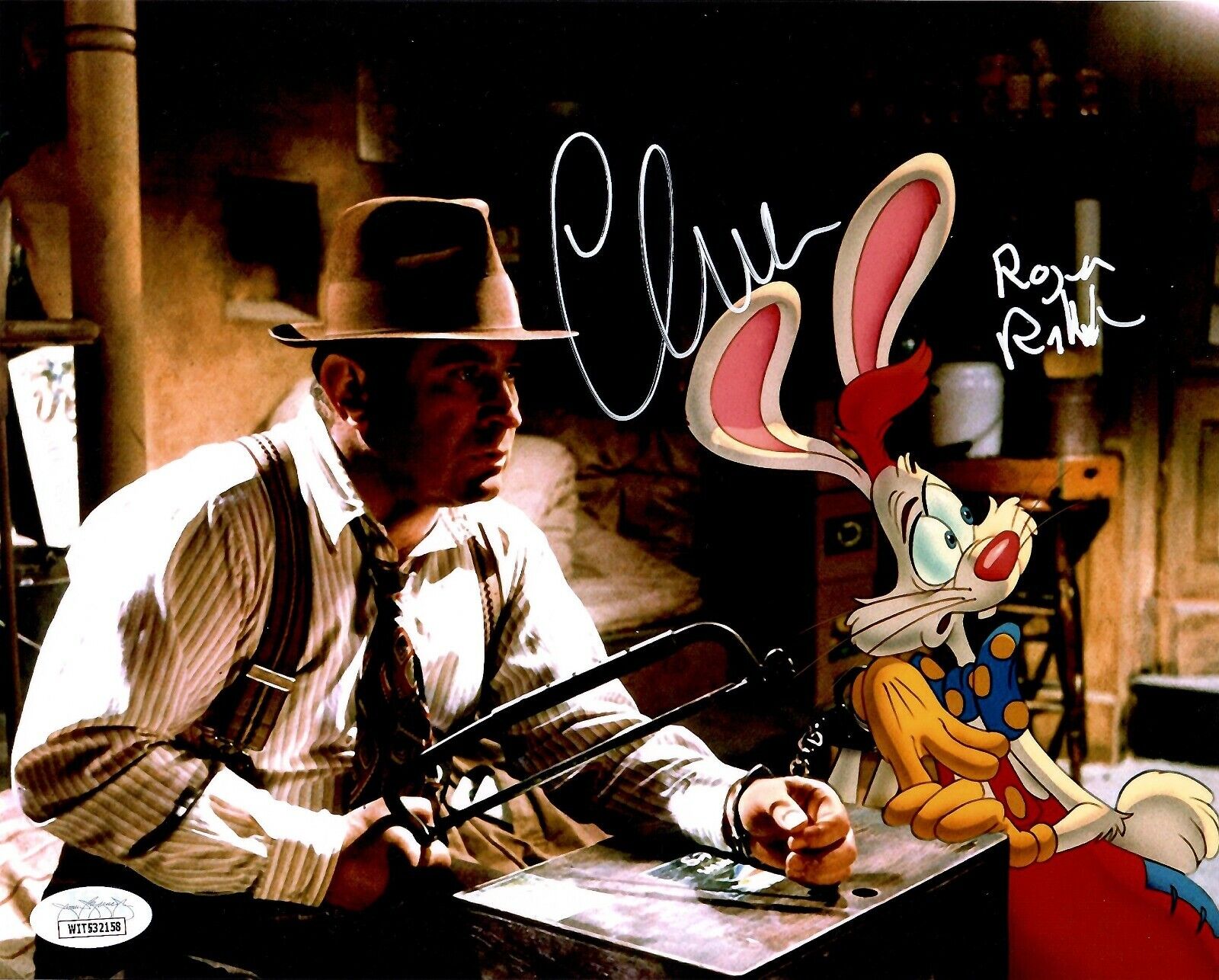 Charles Fleischer autographed signed inscribed 8x10 Who Framed Roger Rabbit JSA