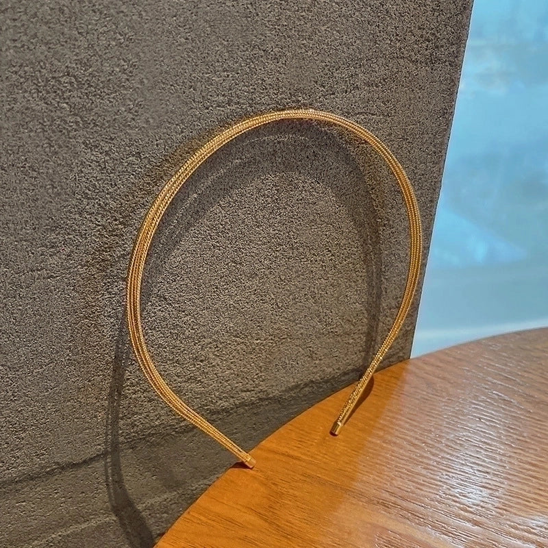 New Simple Gold Thin Headband