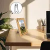 6 Pcs Picture Frame Bracket with Self-Adhesive Photo Frame Bracket Display Stand