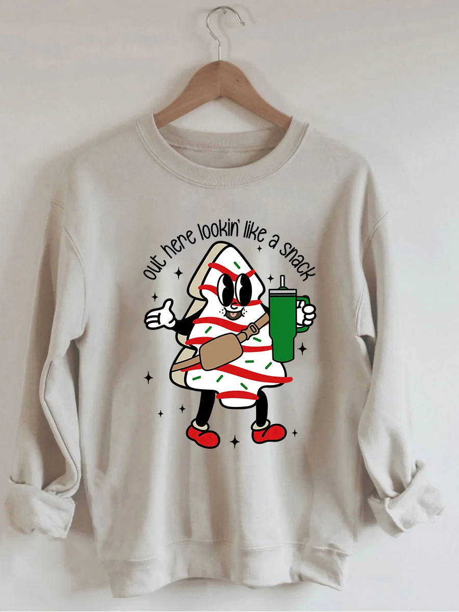 Boojee Christmas Tree Cake Sweatshirt