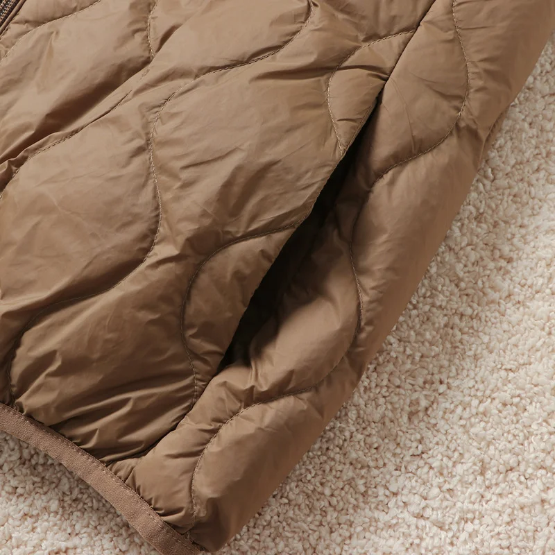 Woherb Autumn And Winter New Down Jacket Vest Female Short Stand Collar Leisure Light Vest Warm Large Size Sleeveless Coat-Outfit Ideas