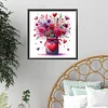 Diamond Painting -DIY Full Square Drill Valentine s Day Flower(35*35CM）
