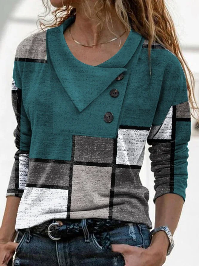 Cowl Neck Regular Fit Shirts & Tops