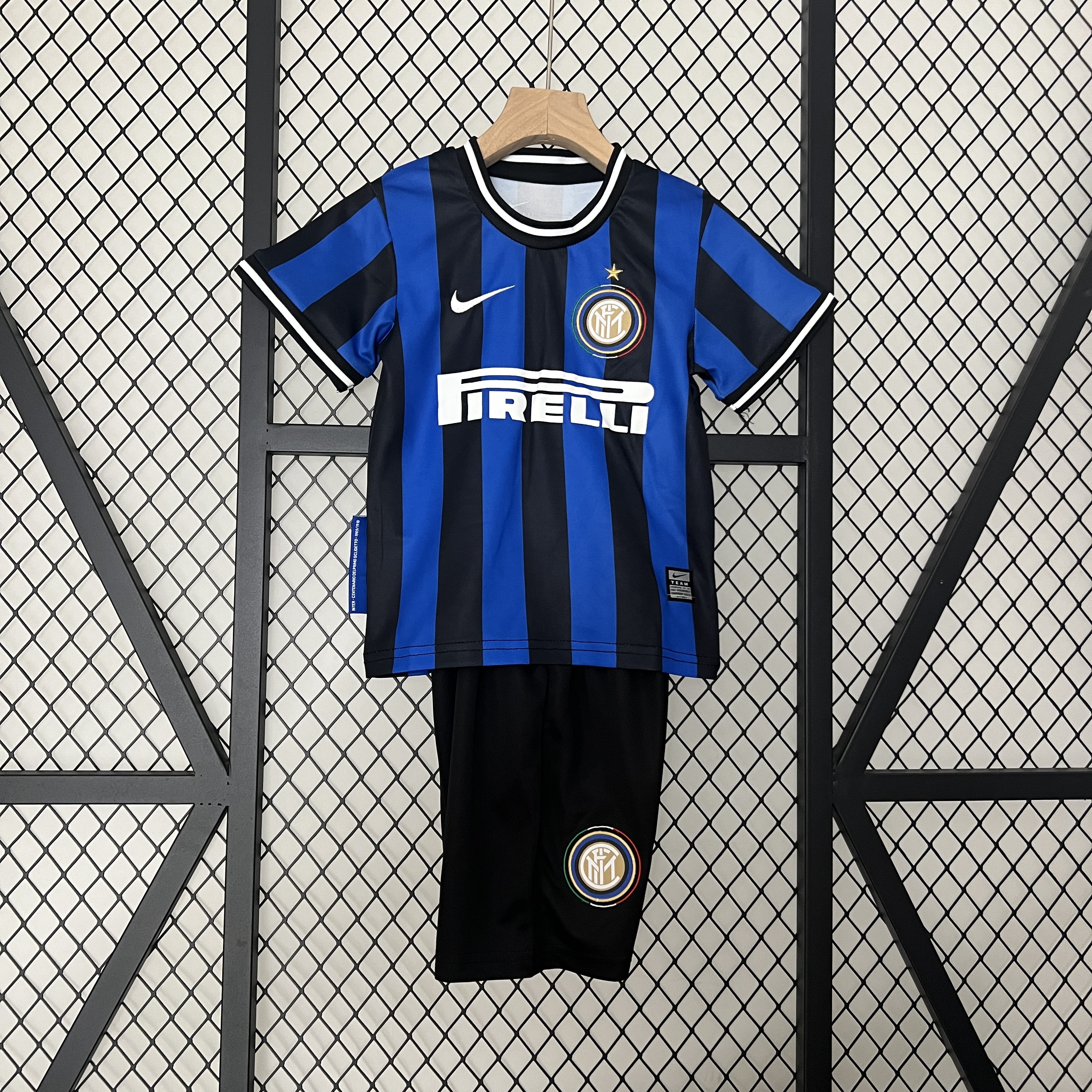 Retro Inter Milan 09-10 Home Stadium Kids Kit