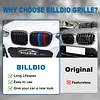 BILLDIO G01 G02 Color Grille? Front Bumper Kidney Grill Compatible with X3 X4 2018-2021 G01 G02 Double Slats