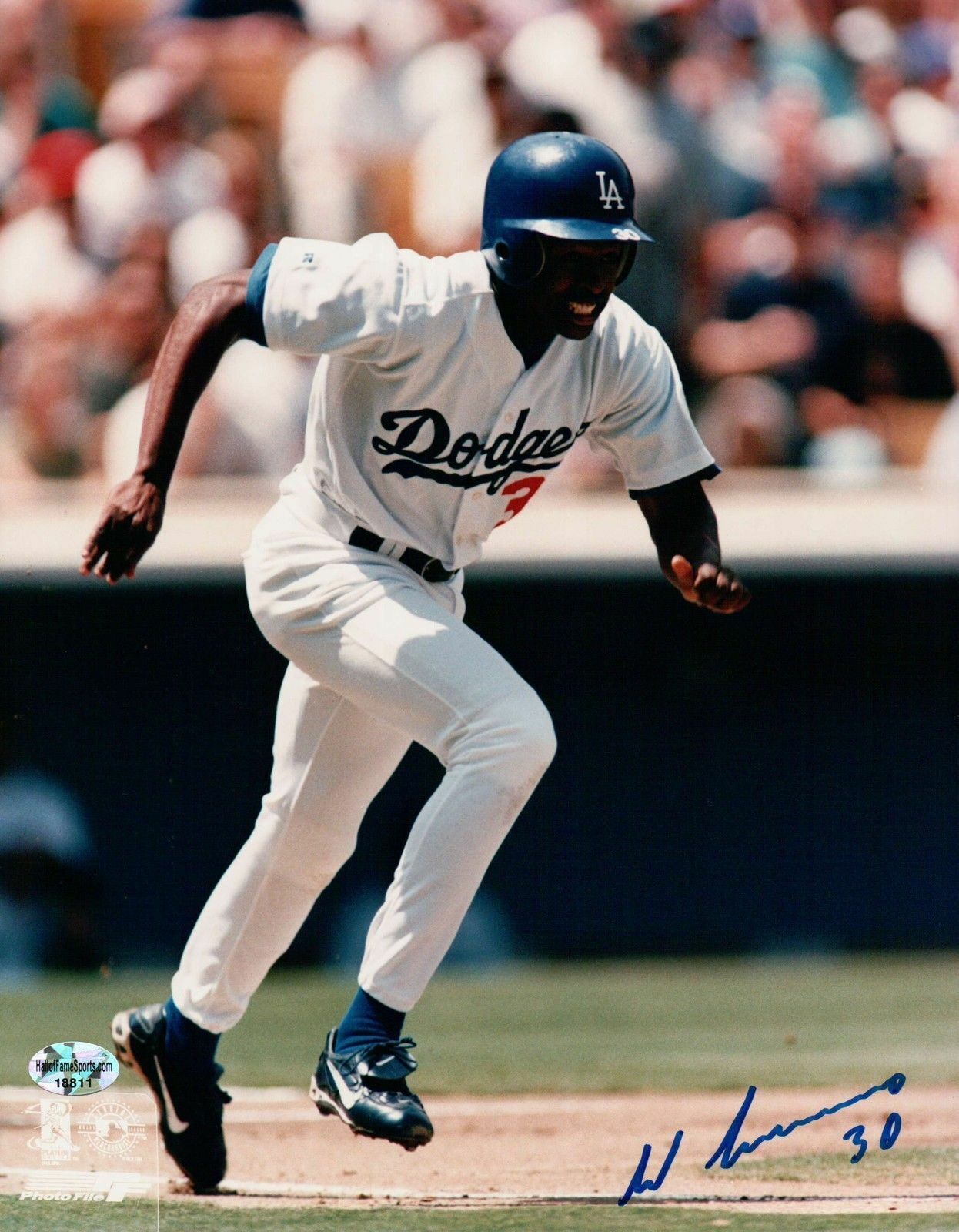 Wilton Guerrero Signed 8X10 Photo Poster painting Autograph LA Dodgers Running Low Auto w/COA