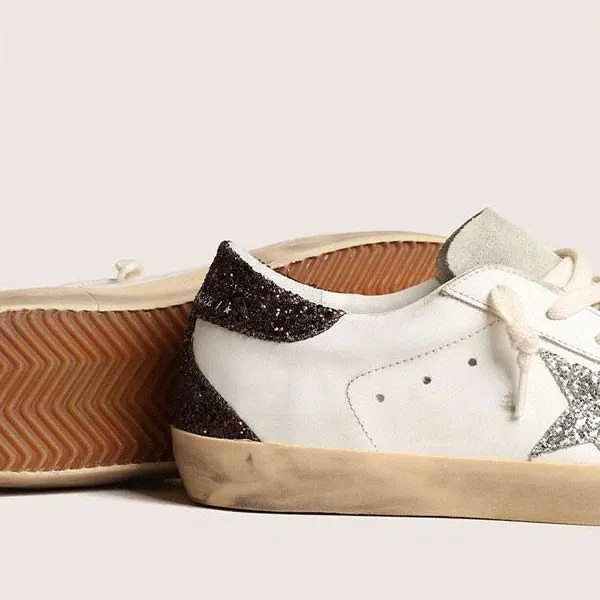 Gentleman's Skate Sneakers Low Top Round Toe Stars Print Causal Shoes-vocosishoes