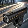 High Lightness Bike Front Light Waterproof Night Riding Headlight Smart MTB Lamp