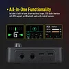 SONICAKE Pocket Master-Portable Multi Effects Pedal, 100+ Built-in Guitar/Bass/Acoustic Effects, Amp Modeling, IR Cabinets Simulation, Stereo OTG USB Audio Interface, Rechargeable Guitar Pedal 