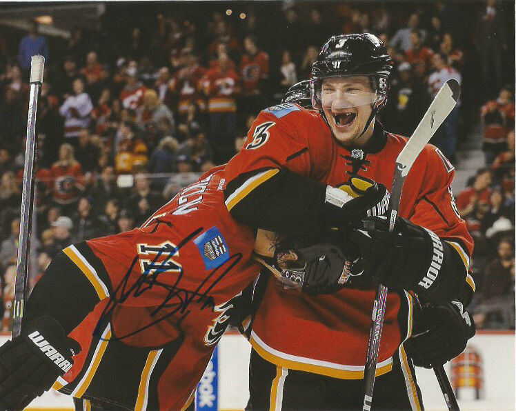 Calgary Flames Mikael Backlund Autographed Signed 8x10 Photo Poster painting COA