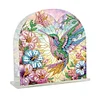 Acrylic Napkin Holder Diamond Painting Kit for Home Table Decor (Hummingbird)