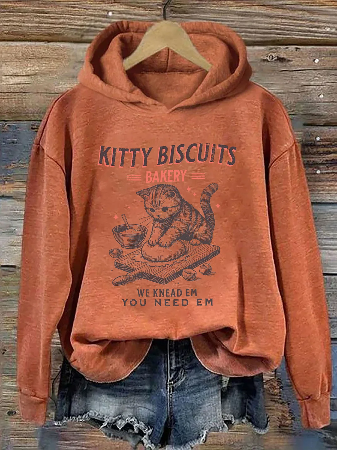 Cat Biscuit Hoodie