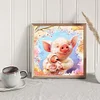 Diamond Painting-DIY Full Round Drill Cute Pig