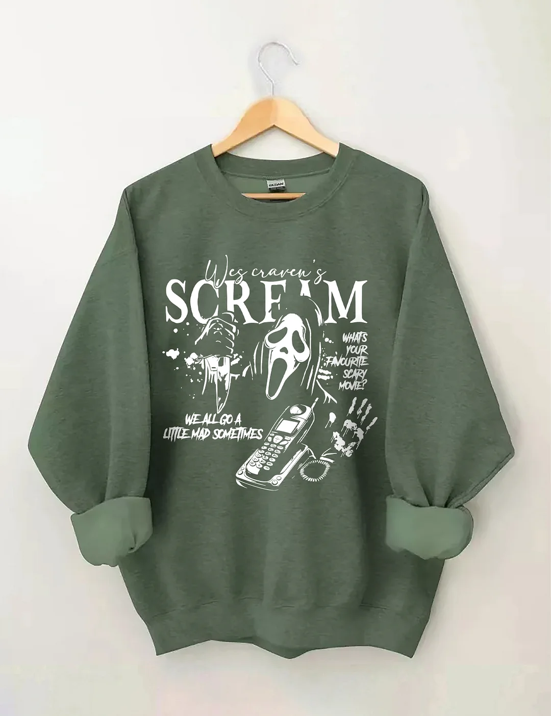 Vintage Ghostface Halloween Sweatshirt