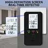 4-in-1 Gas & Carbon Monoxide Detector Plug in with LED Color Display Ultra Sensitive CO Detector with Temperature Humidity Display for Home Kitchen Hotels RV Apartment Travel