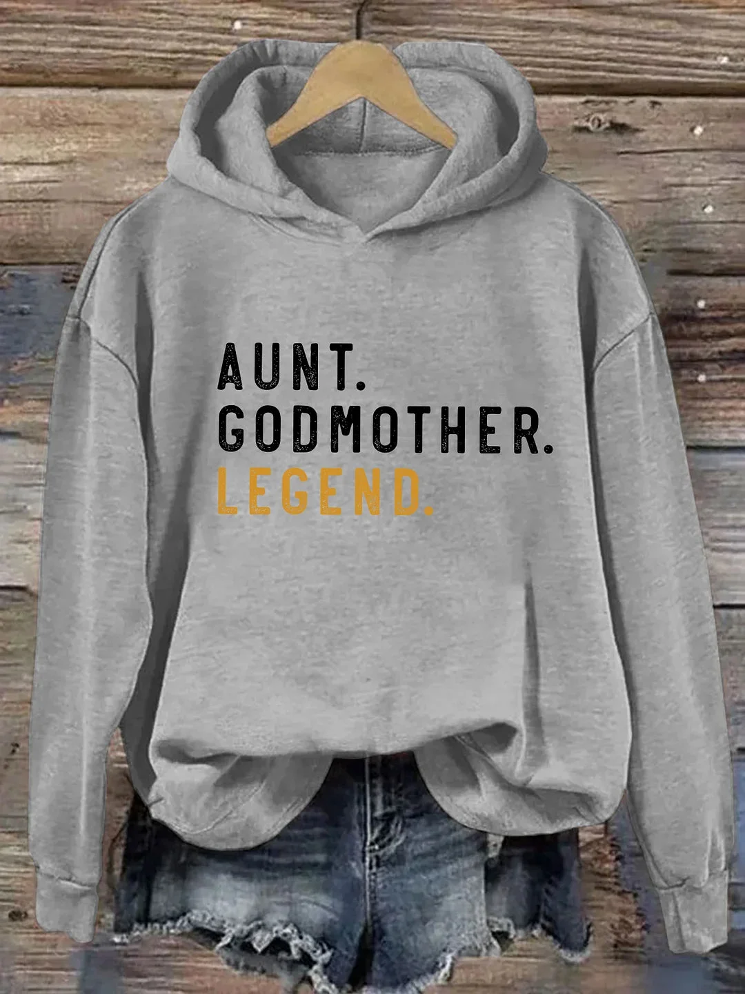 Aunt Godmother Legend Print Hoodie