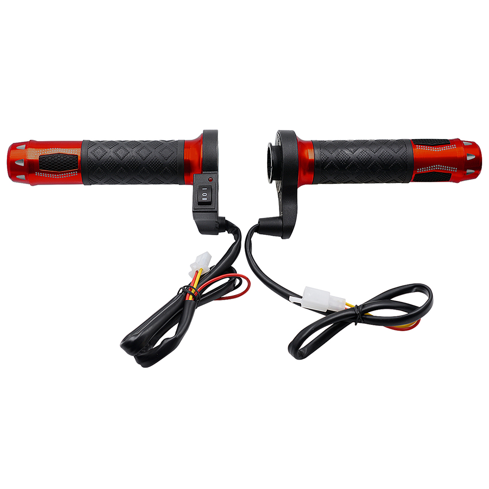 

12V Heated Motorcycle Handlebar Grips Waterproof 7/8 inch Handle Bar Grips, 501 Original