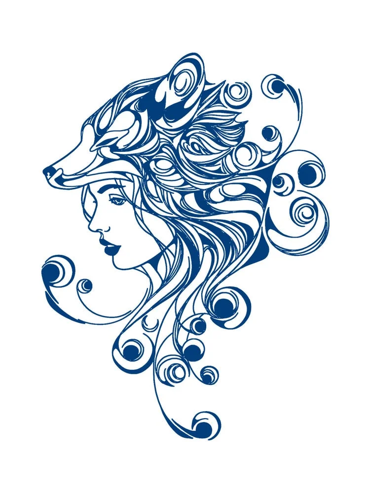 KT1-50 cross-border semi-permanent herbal juice tattoo sticker flower arm clavicle non-reflective simulation tattoo size pattern