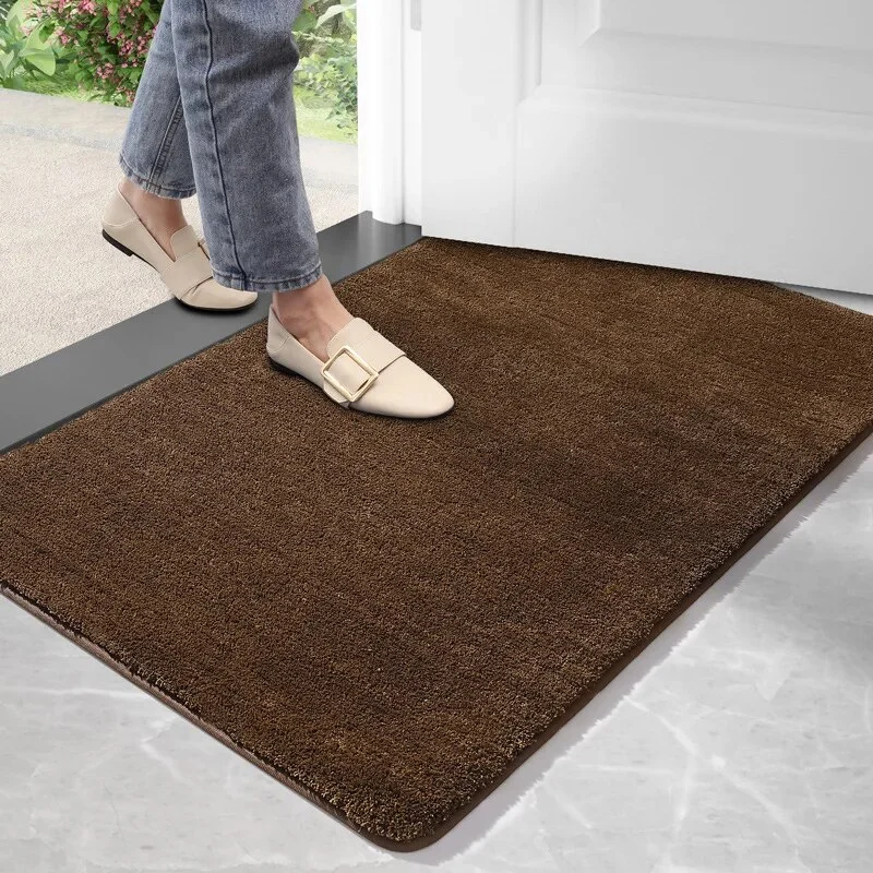 Sdrawing Wear Resistant Super Absorption Front Door Mat for Shoe Scraper Corrosion Resistant floor mats Outdoor Entry door rug