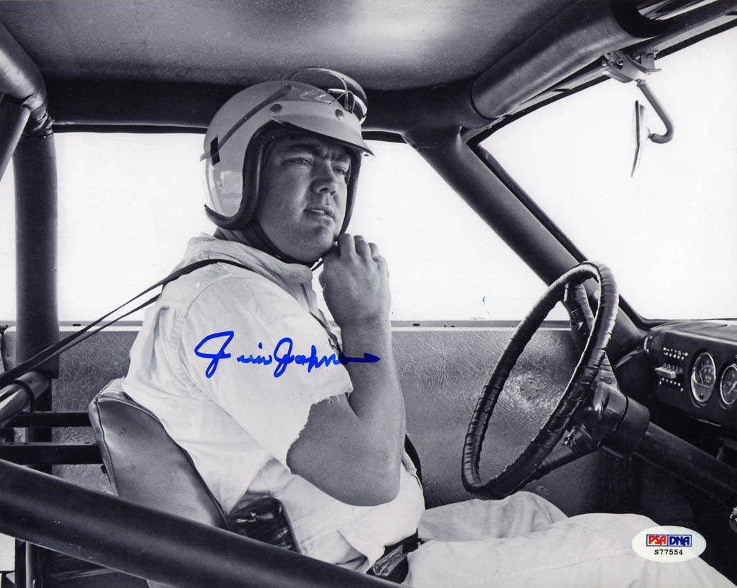 Junior Johnson SIGNED 8x10 Photo Poster painting Holly Farms NASCAR LEGEND PSA/DNA AUTOGRAPHED