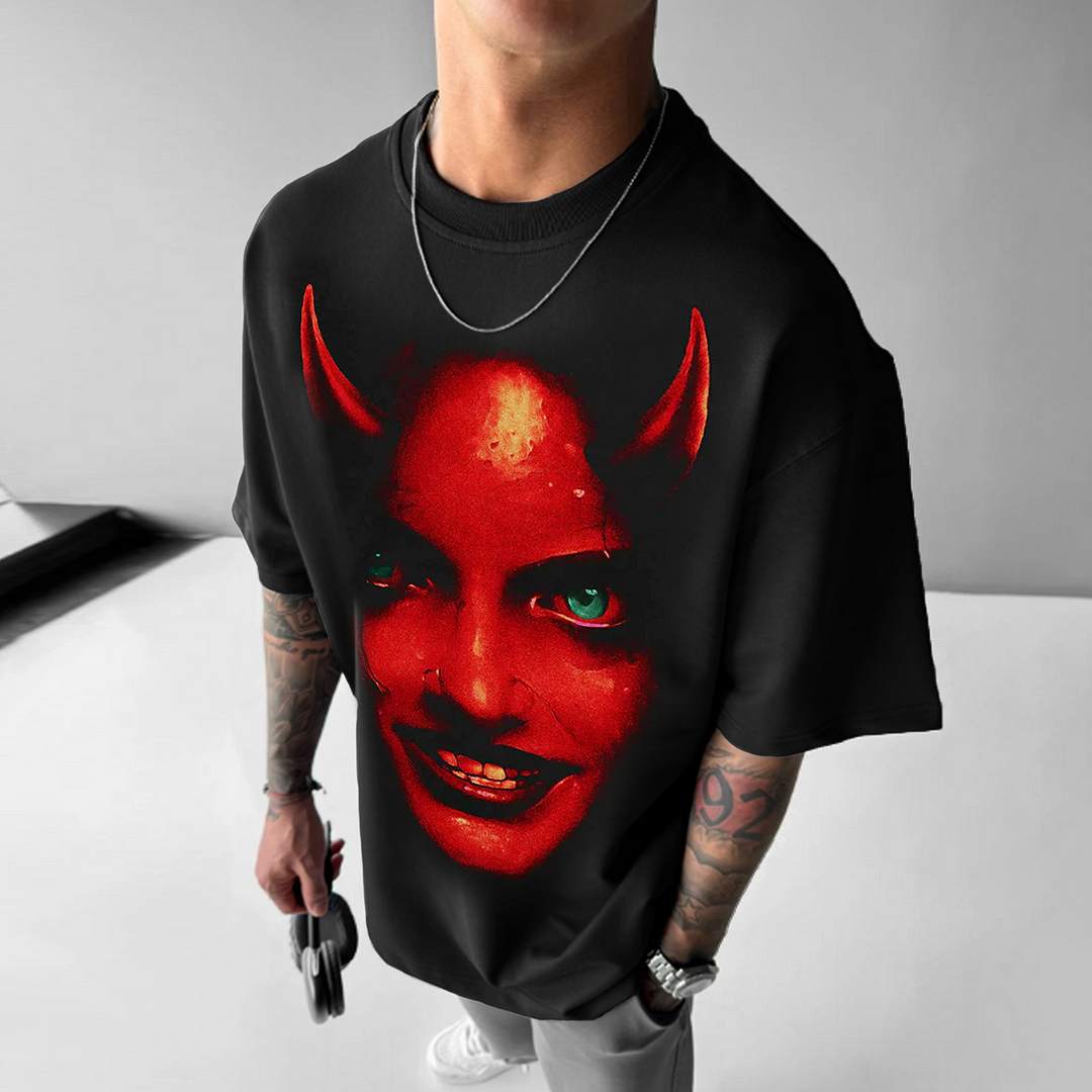 Oversized Red Queen Tee