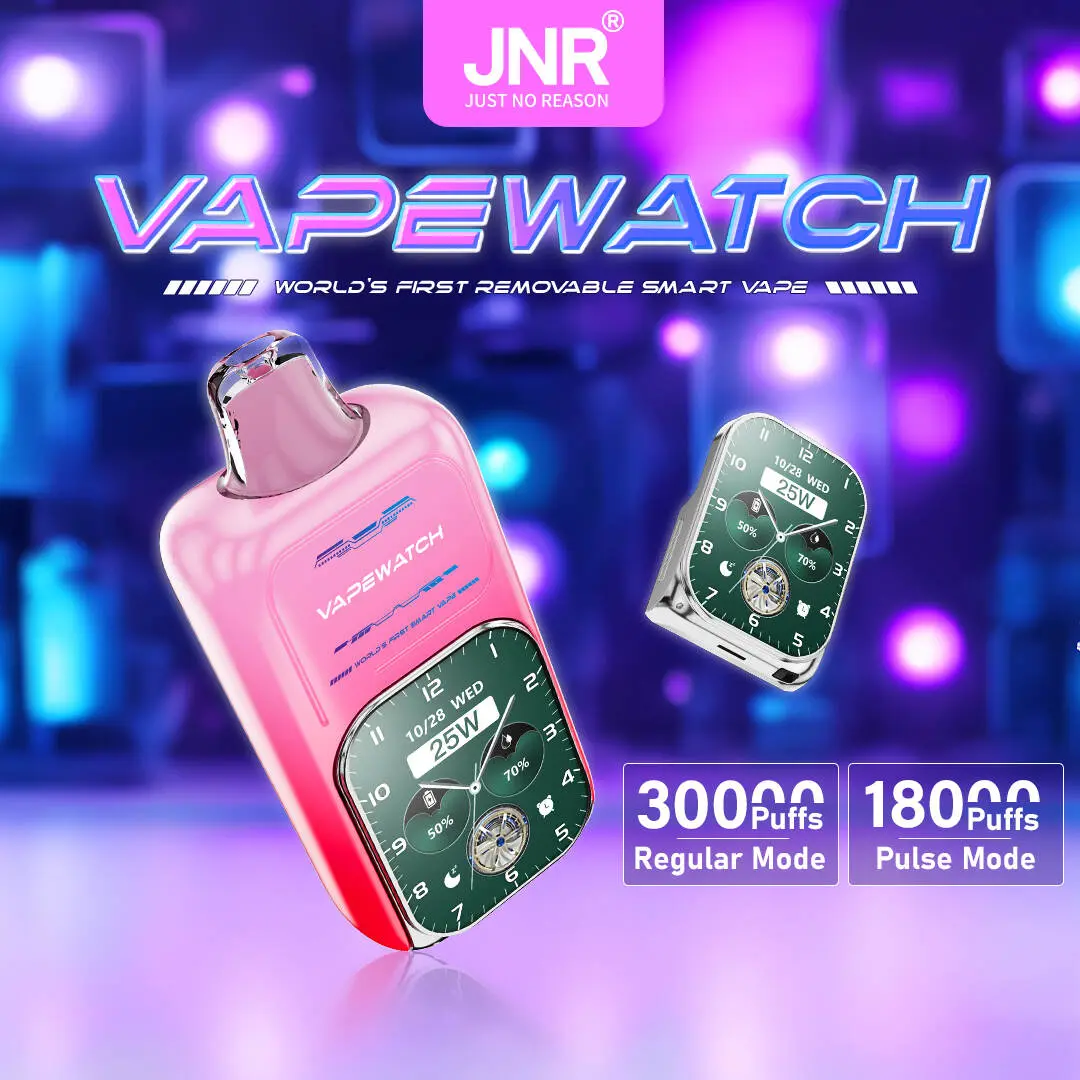 JNR Vape Watch 30000 | 30K Züge, Touchscreen, Dual Coil | JNR Vape  fumotvapeshop