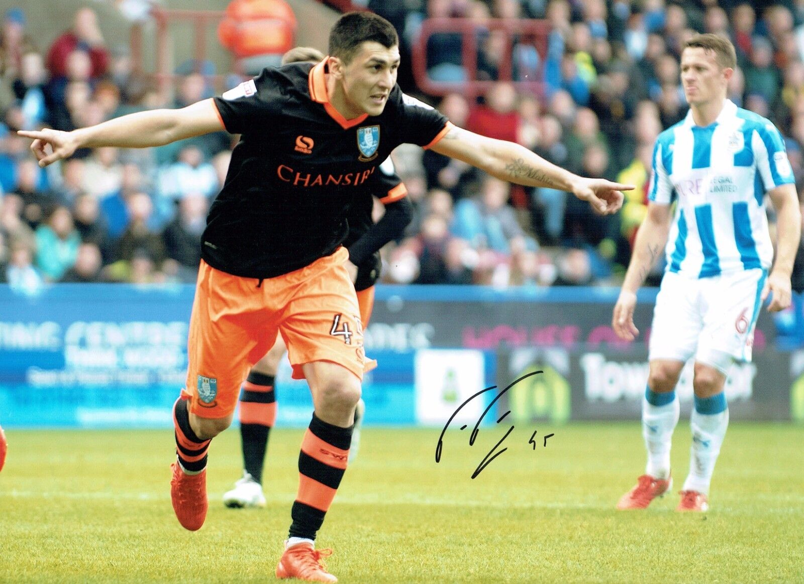 Fernando FORESTIERI Sheffield Wednesday SIGNED 16x12 Photo Poster painting 1 AFTAL Autograph COA