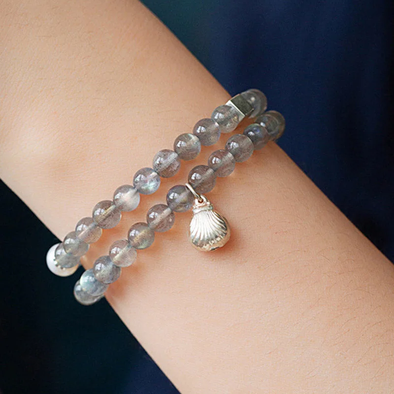 Natural Moonstone Love Healing Charm Bracelet