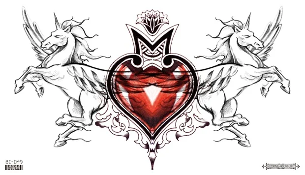 Sdrawing Temporary Tattoo Sticker leaf flower plant black sketch Fake Tatoo Breast Chest Back Belly Flash Tatto For Women Girl