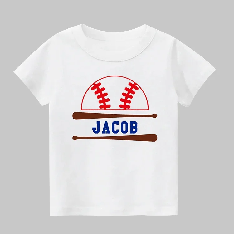 Personalized Kids Baseball Shirt|S16