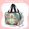 DIY Dragonfly Diamond Art Rhinestone Makeup Bag Transparent PVC Storage Pack