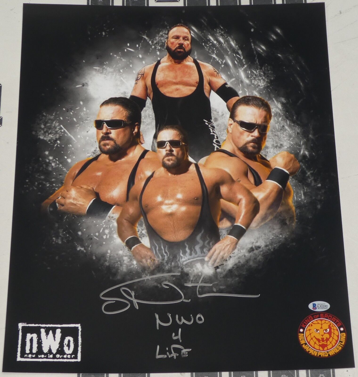 Scott Norton Signed 16x20 Photo Poster painting BAS Beckett COA WCW NWO New Japan Pro Wrestling