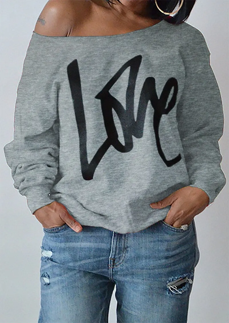 Plus size 5 XL love Women hoodies sweatershirt 2021 O Neck Fashion Couple streetwear Casual Trend Tops