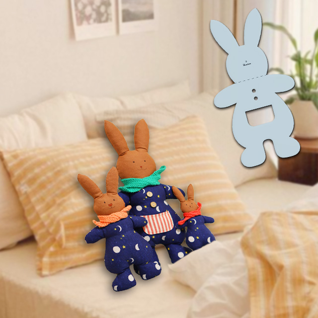 Cute Bunny Doll Template & Instructions