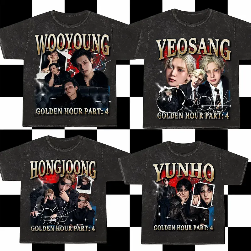 Ateez Golden Hour Part 4 Members T-Shirt
