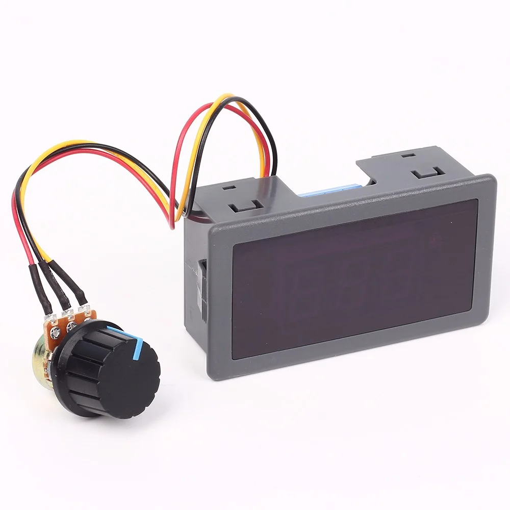DC 6-30V 12V 24V 5A Digital LED Display & Switch Motor Controller Speed Regulator PWM Motor Speed Controller power supply module