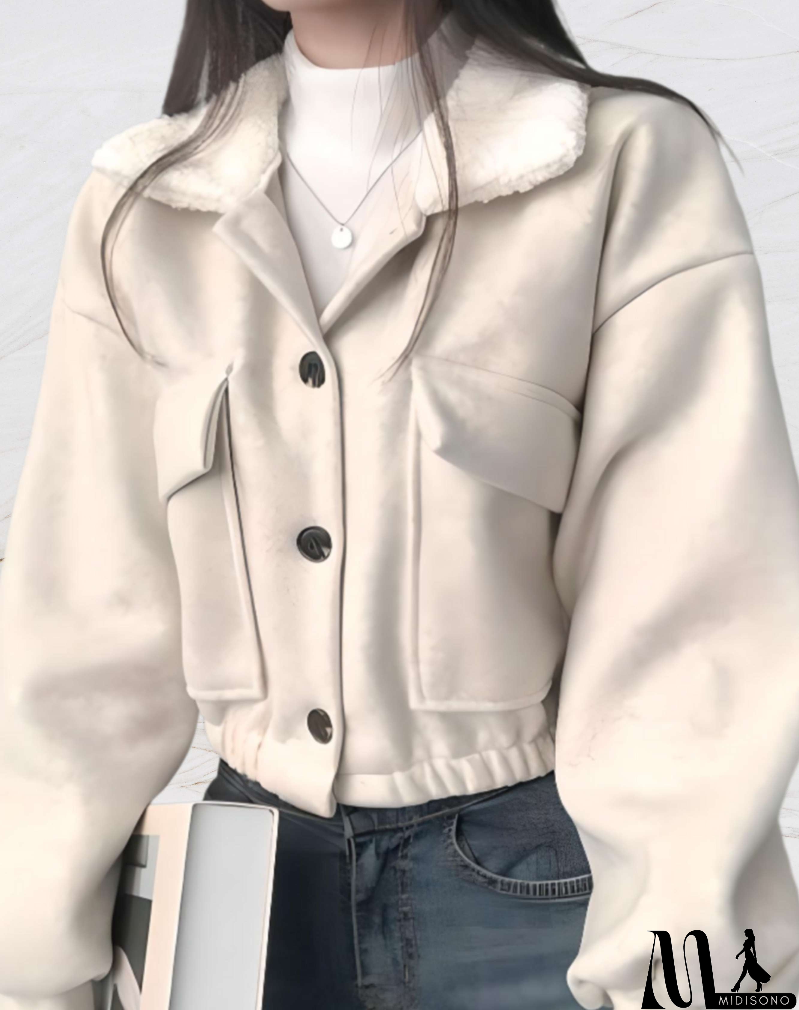 MidiSono - Fashionable and Minimalist winter Coat