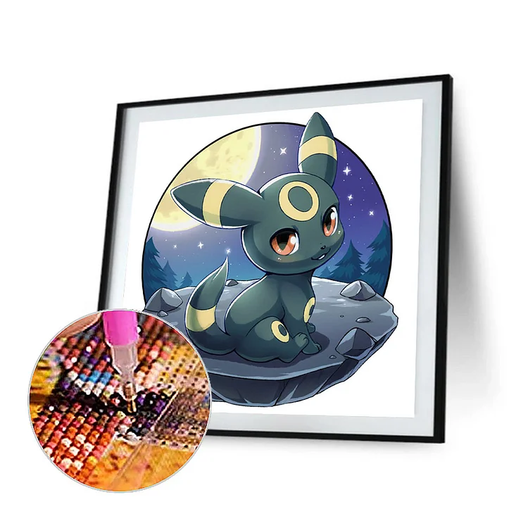 Full Round Diamond Painting - Pokémon Umbreon 30*30CM