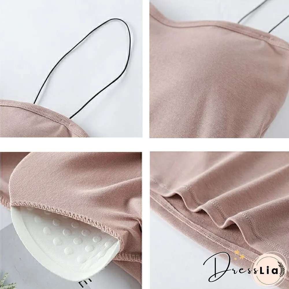 Camis Women Plain Sexy Spaghetti Strap Backless Tanks Womens Chic Daily Skinny Ins Tops