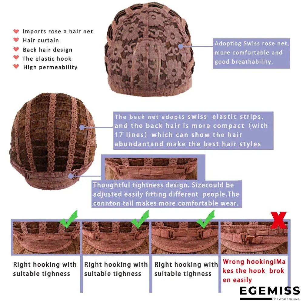 Hot Selling Wigs Short Curly Hair Women's Natural and Realistic Modeling Popular Headgear | EGEMISS