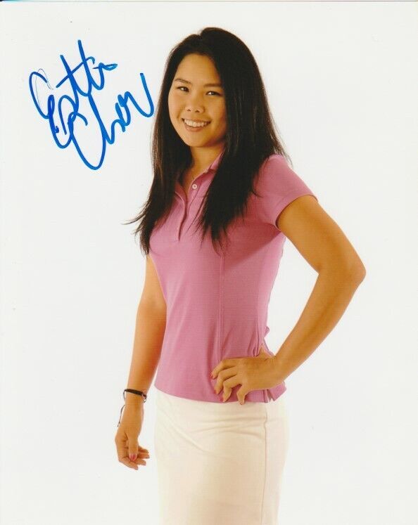 ESTHER CHOE SIGNED LPGA GOLF 8x10 Photo Poster painting #2 Autograph PROOF