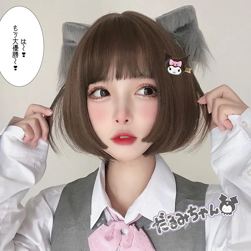 Kawaii Lolita Short Straight Wig SP19133
