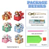 (US Local)6PCS  Gift Dogs DIY Diamond Painting Keychain Diamond Art Kits Keyrings